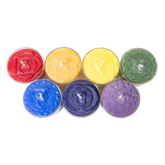 7 Chakra Relief Aromatic Tea-Light Candles