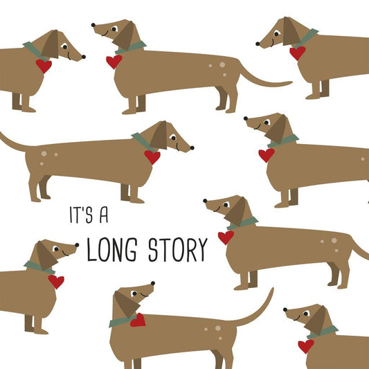 4 x Paper Napkins - Long Story - Ideal for Decoupage / Napkin Art