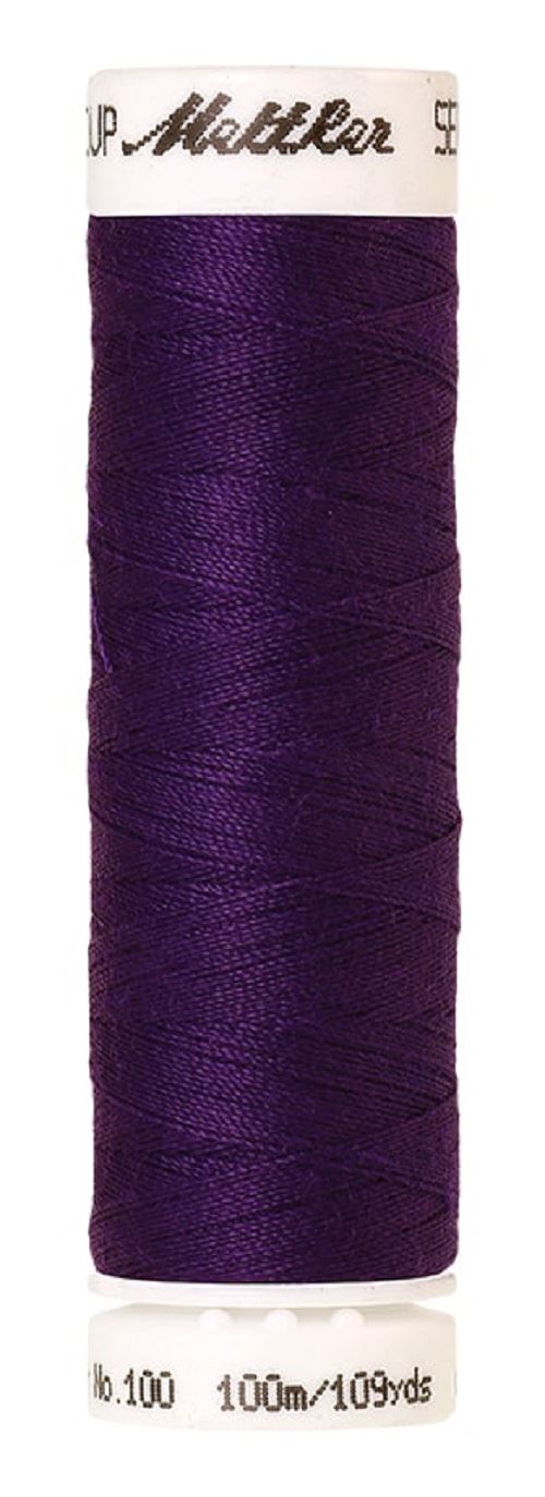 Mettler Seralon Universal 100m Sewing Thread Mostly Purples Pinks and Reds