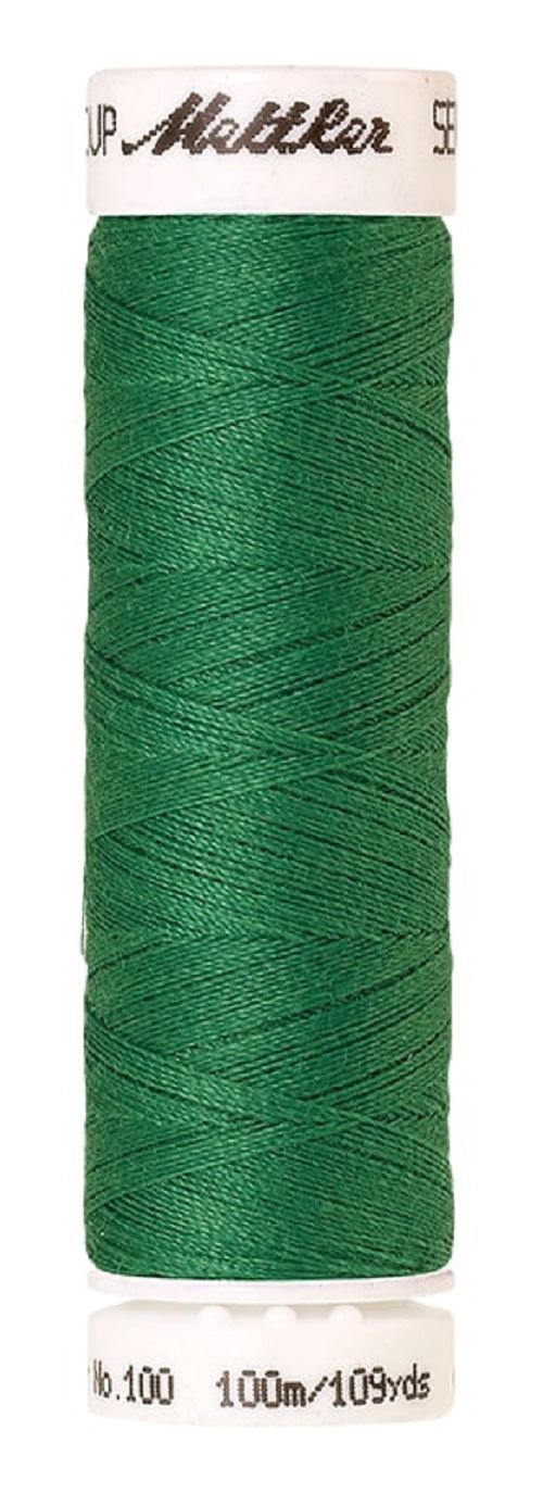 Mettler Seralon Universal 100m Sewing Thread Mostly Greens