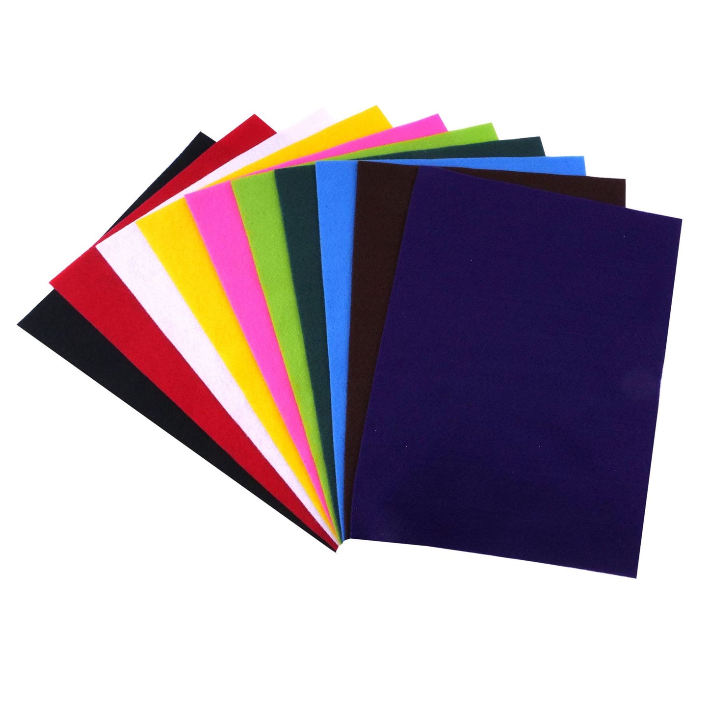 Dovecraft A4 Felt Sheets Multipack - 10 Sheets Assorted Colours