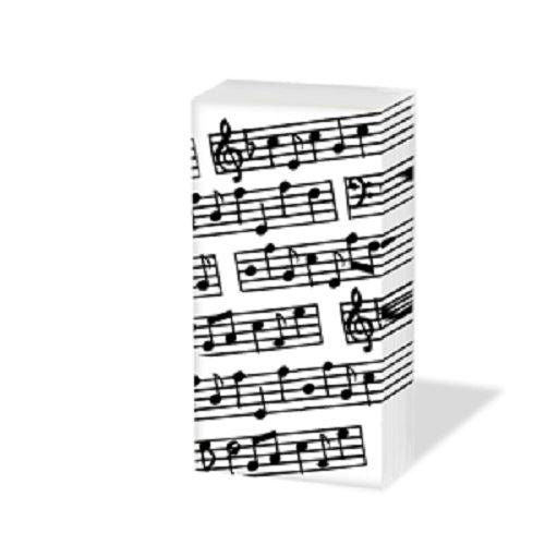 Music Novelty Paper Tissues Handbag Pocket Sized