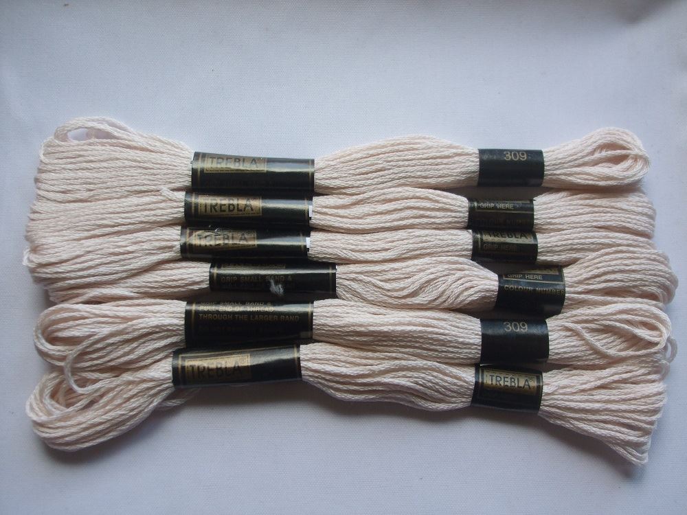 Trebla Embroidery Thread - 6 Skeins 8m each