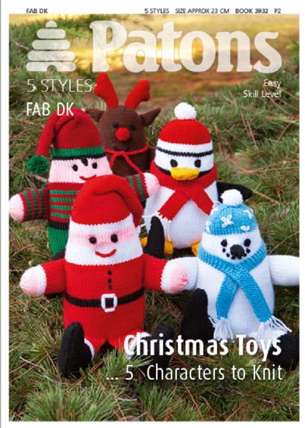 Patons Christmas Toys Knitting Pattern Booklet