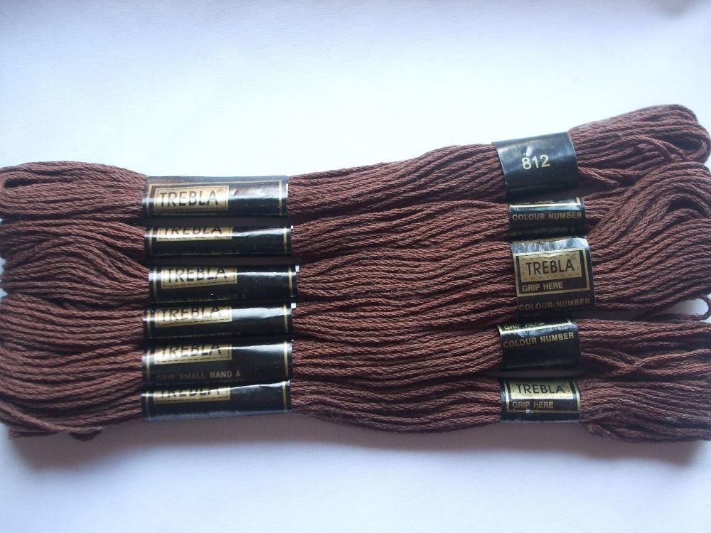 Trebla Embroidery Thread - 6 Skeins 8m each