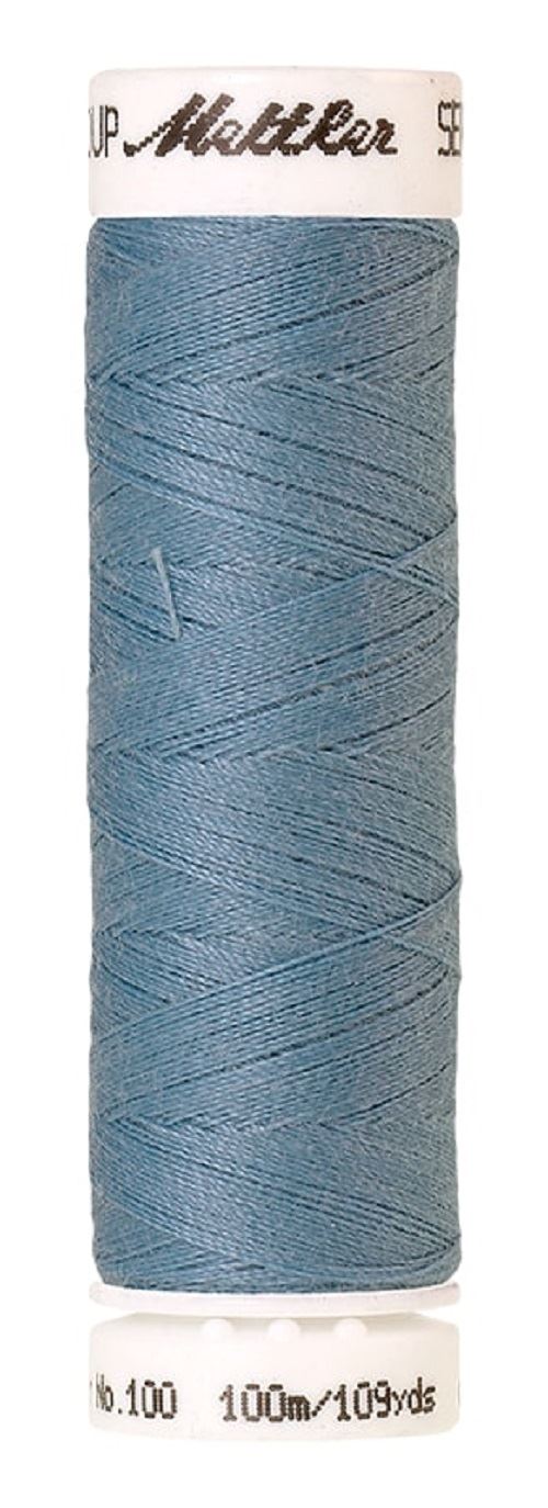 Mettler Seralon Universal 100m Sewing Thread Mostly Purples Blues