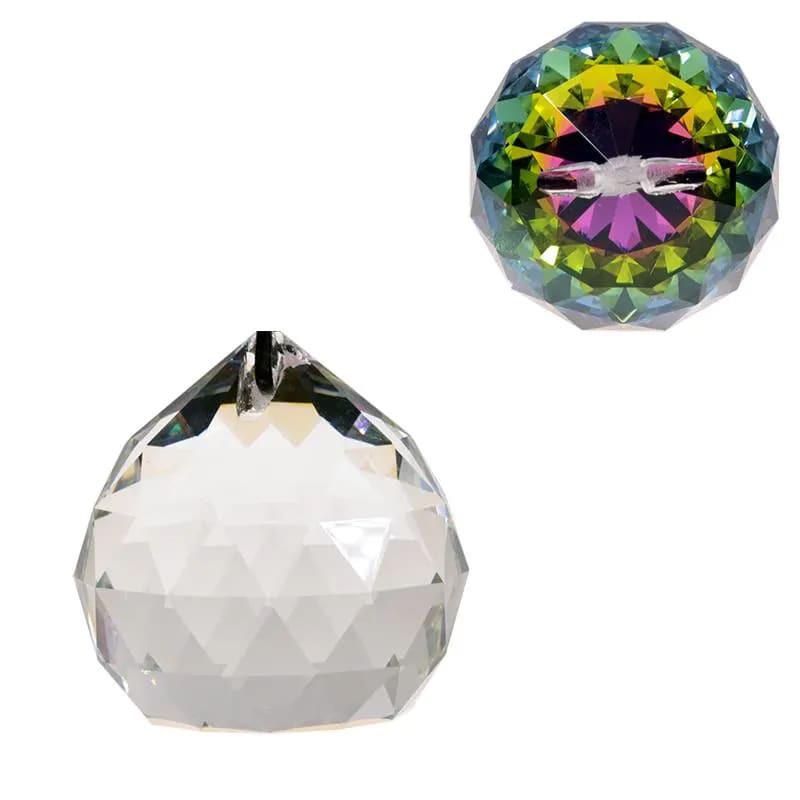 Crystal Sun Catcher | AAA Quality | Multicoloured Sphere | 4cm Diameter