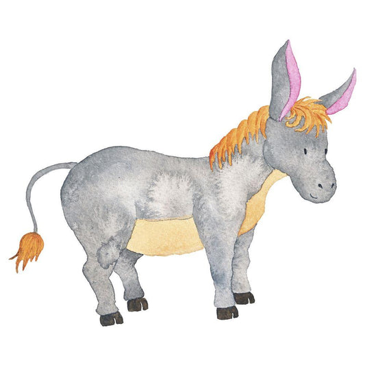 4 x Paper Napkins - Faithful Donkey - Ideal for Decoupage / Napkin Art