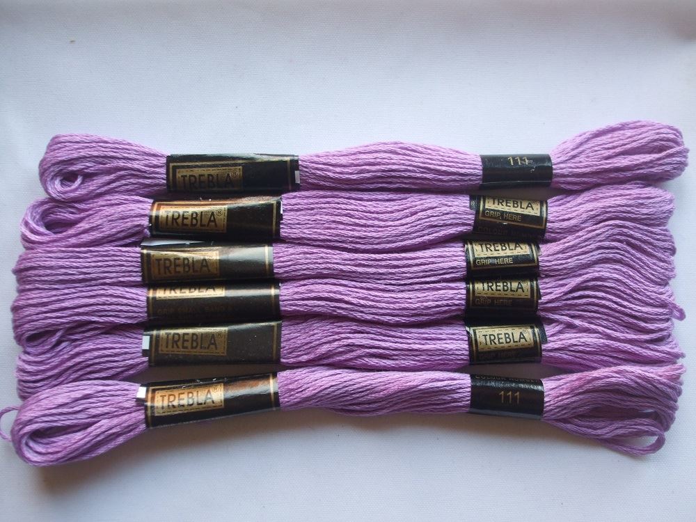 Trebla Embroidery Thread - 6 Skeins 8m each