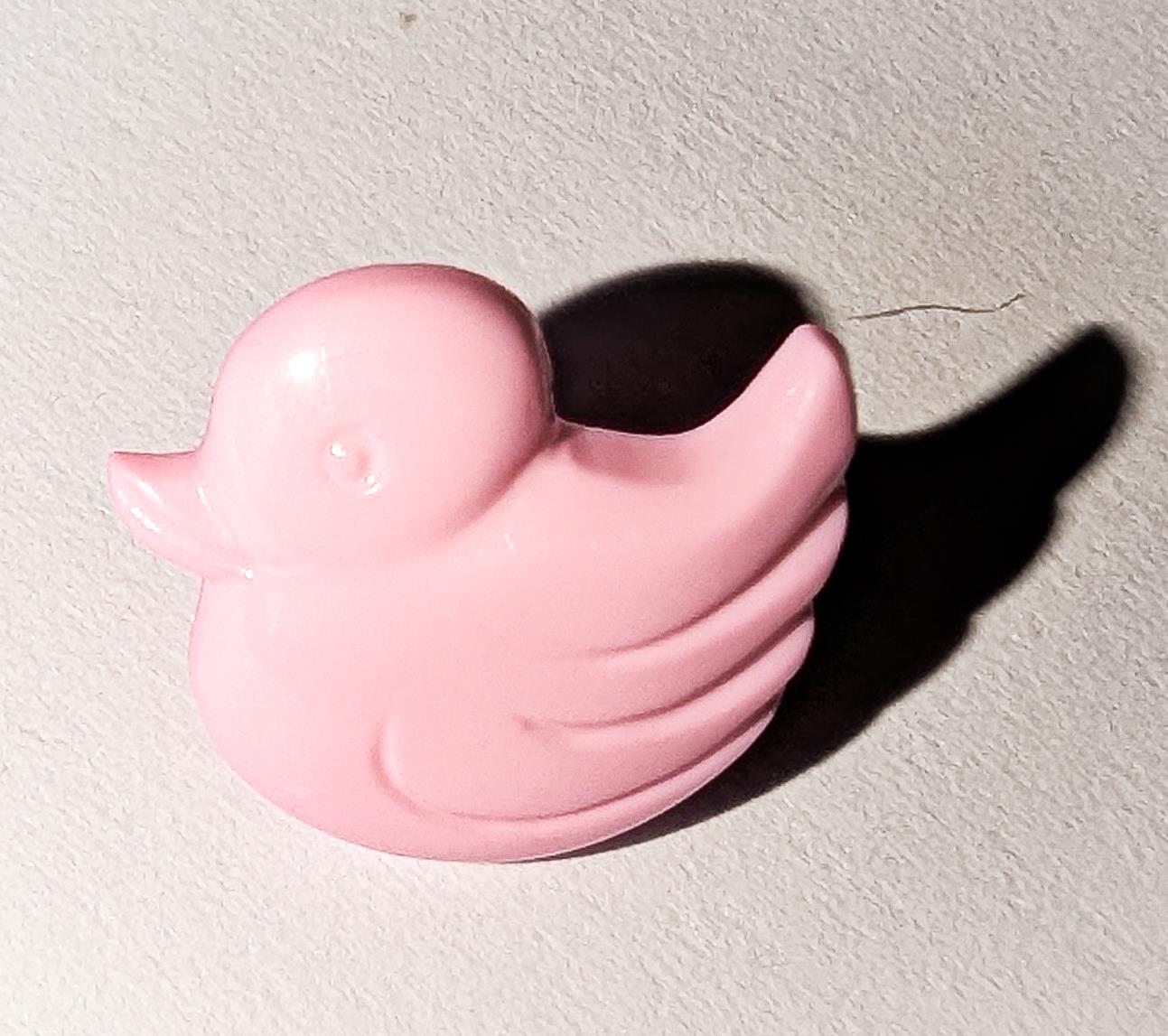 Pack of 10 Pink Duck Buttons 14mm x 12mm with shank