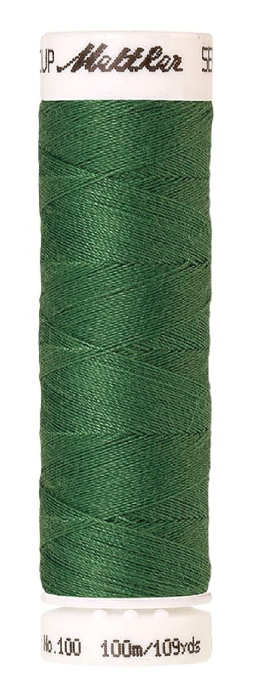 Mettler Seralon Universal 100m Sewing Thread Mostly Greens