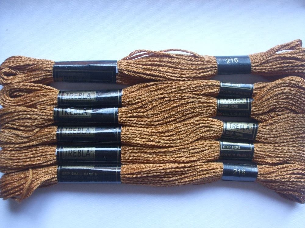 Trebla Embroidery Thread - 6 Skeins 8m each