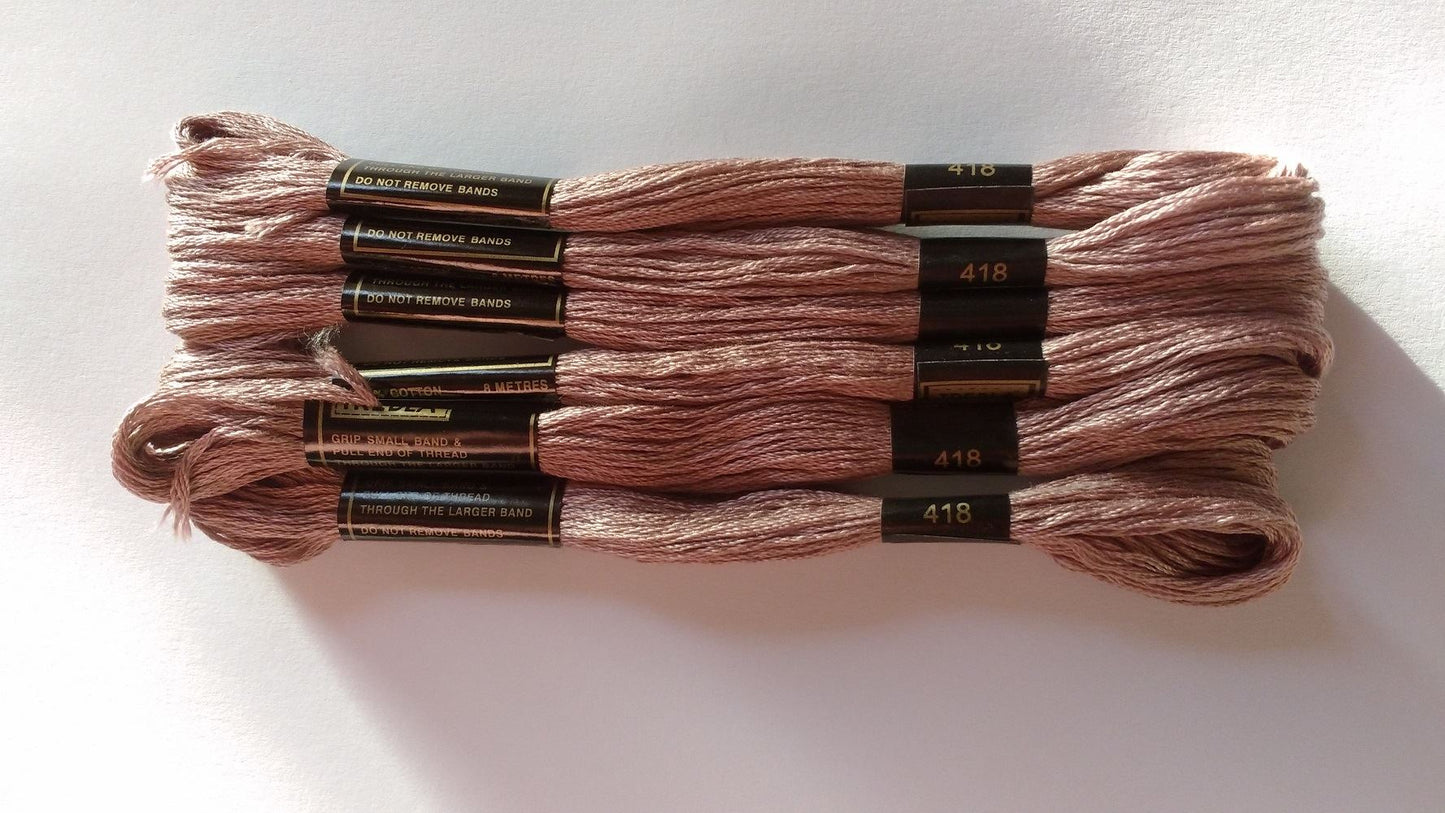 Trebla Embroidery Thread - 6 Skeins 8m each