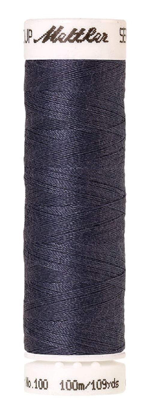 Mettler Seralon Universal 100m Sewing Thread Mostly Purples Blues