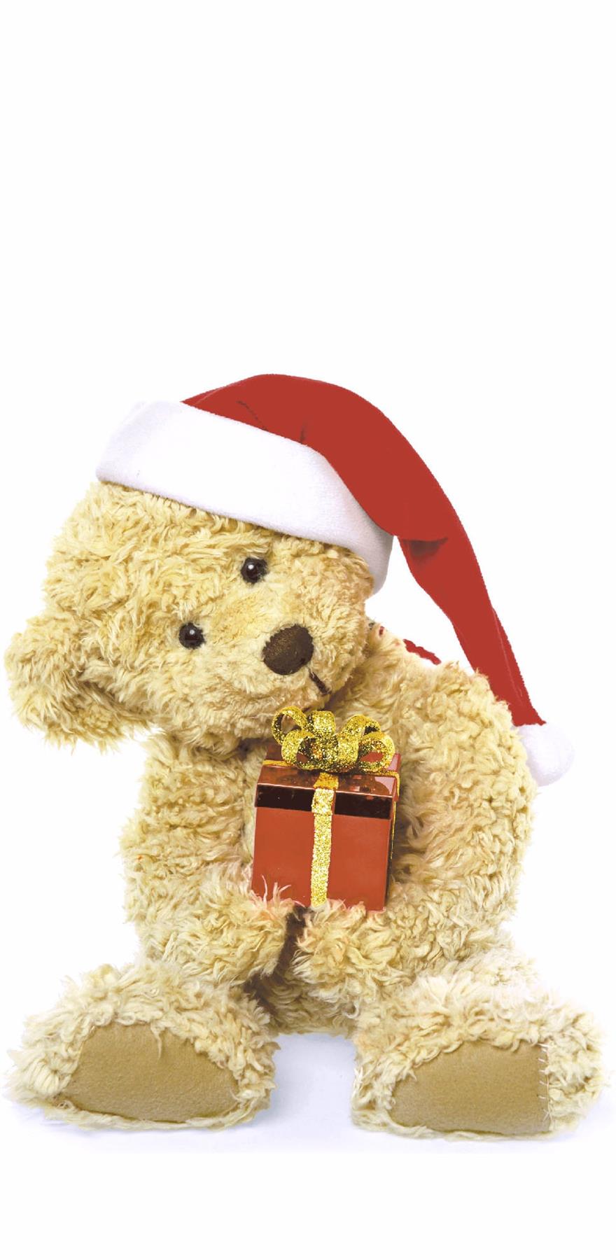 Paper+Design Novelty Paper Tissues - Cute Xmas - Handbag / Pocket Sized Single Pack of 10 Tissues