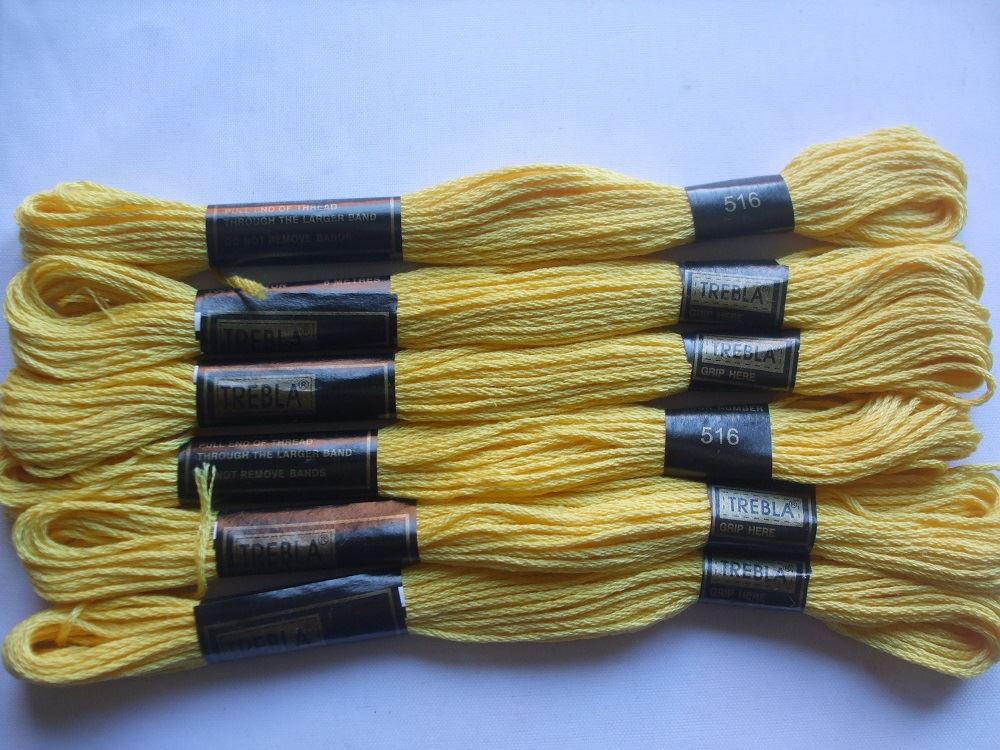 Trebla Embroidery Thread - 6 Skeins 8m each