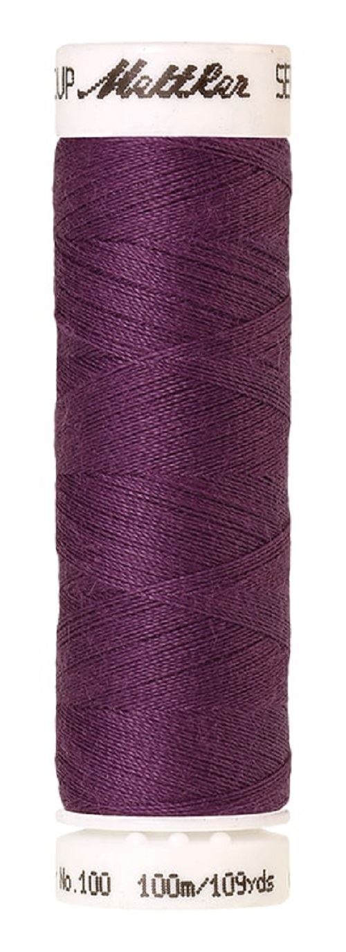 Mettler Seralon Universal 100m Sewing Thread Mostly Purples Pinks and Reds