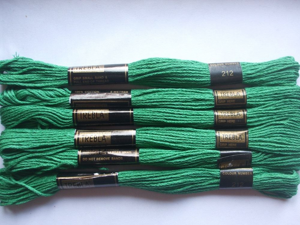 Trebla Embroidery Thread - 6 Skeins 8m each