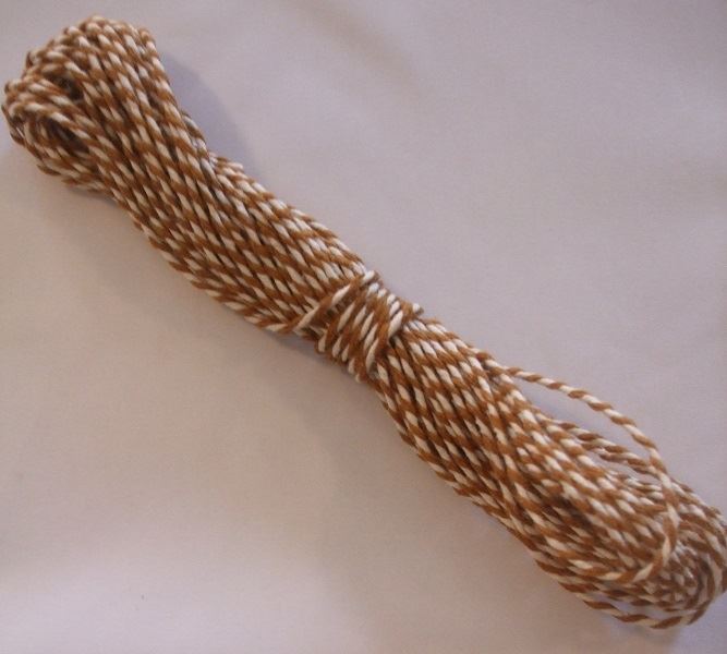 10m of Candy Striped Bakers Twine - Large Range of Colours