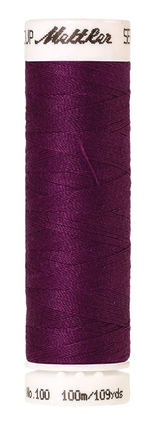 Mettler Seralon Universal 100m Sewing Thread Mostly Purples Pinks and Reds