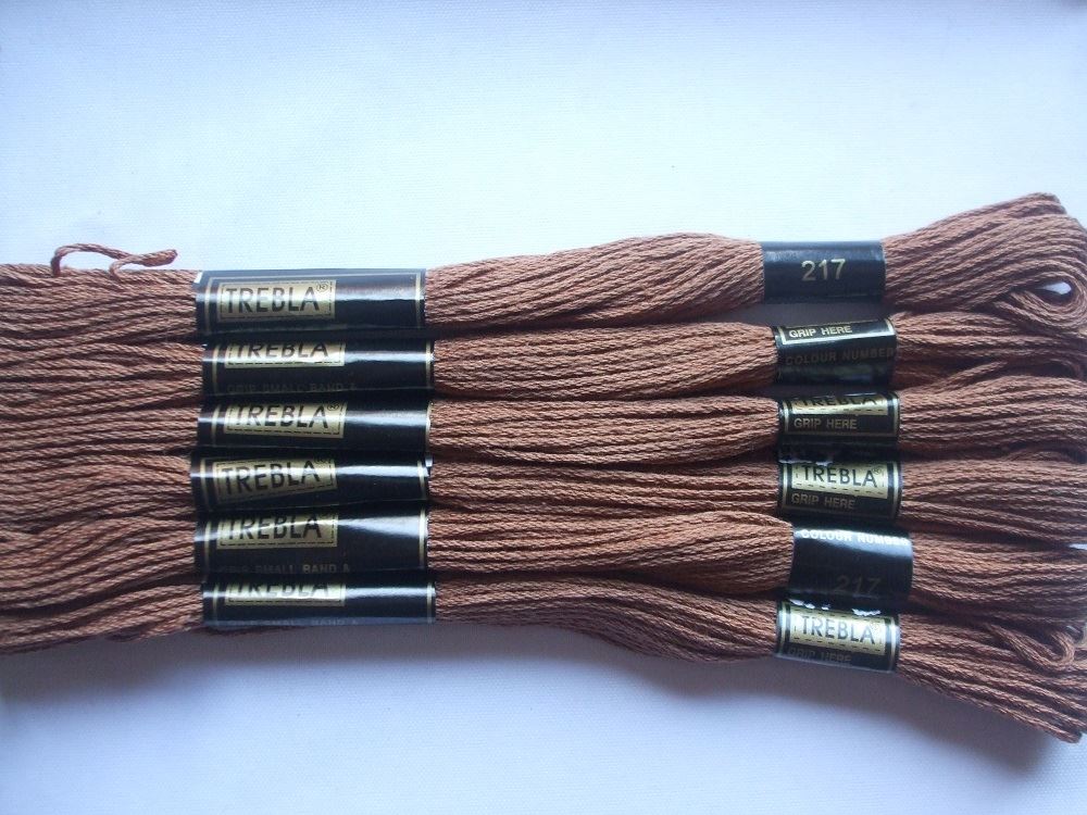 Trebla Embroidery Thread - 6 Skeins 8m each