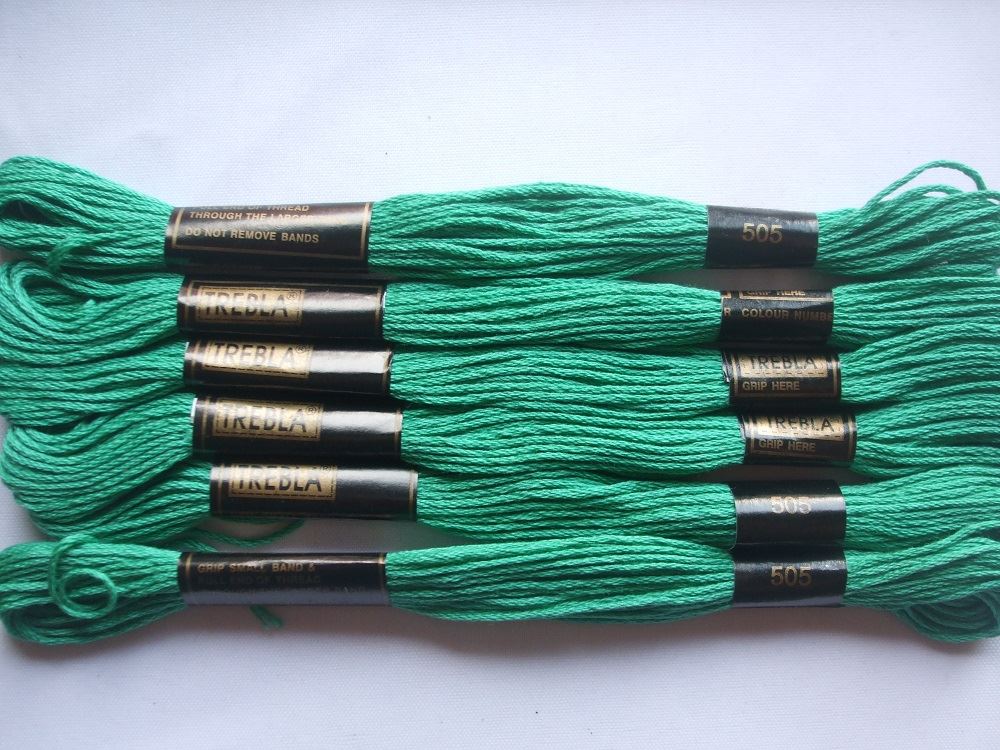 Trebla Embroidery Thread - 6 Skeins 8m each