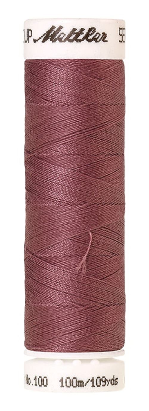 Mettler Seralon Universal 100m Sewing Thread Mostly Purples Pinks and Reds