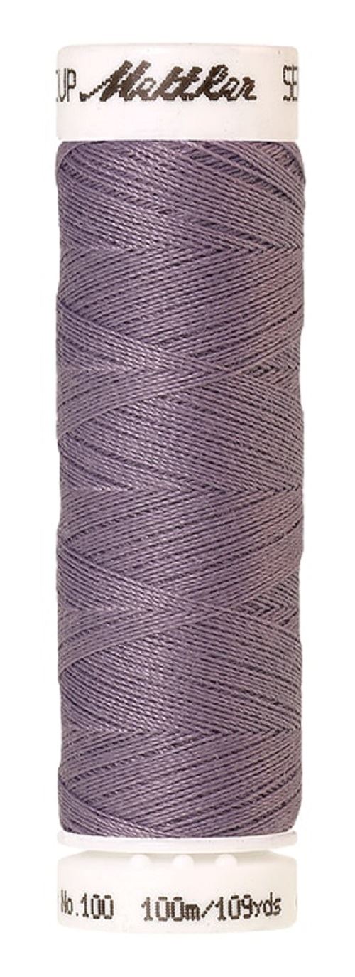 Mettler Seralon Universal 100m Sewing Thread Mostly Purples Blues