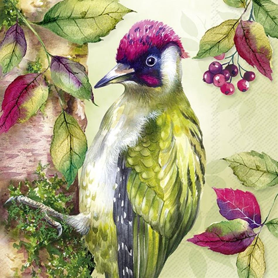 4 x Paper Napkins - Woody - Ideal for Decoupage / Napkin Art