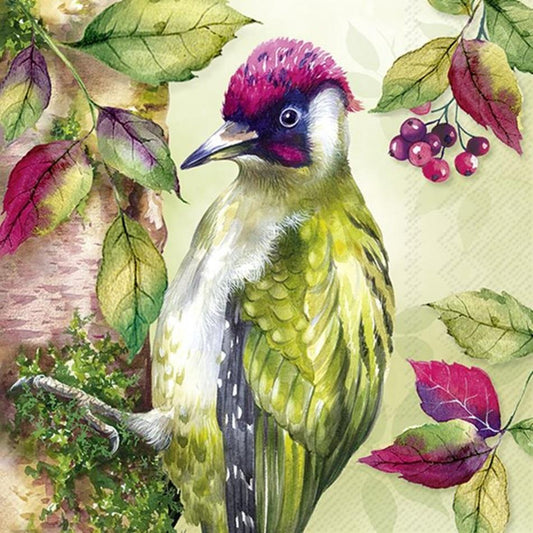 4 x Paper Napkins - Woody - Ideal for Decoupage / Napkin Art